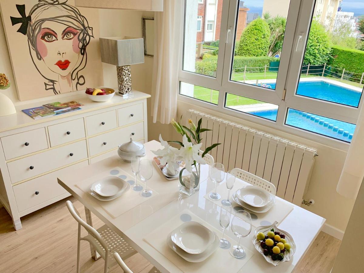 Apartamento Valdenoja Playa Sardinero Santander Exteriör bild